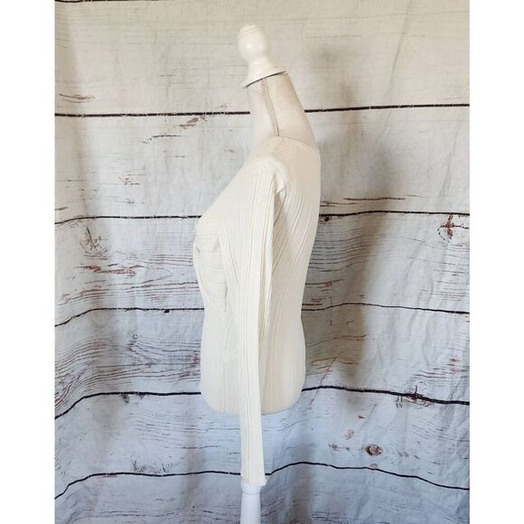 Frame Wrap Front Sweater Size Medium - Picture 5 of 9